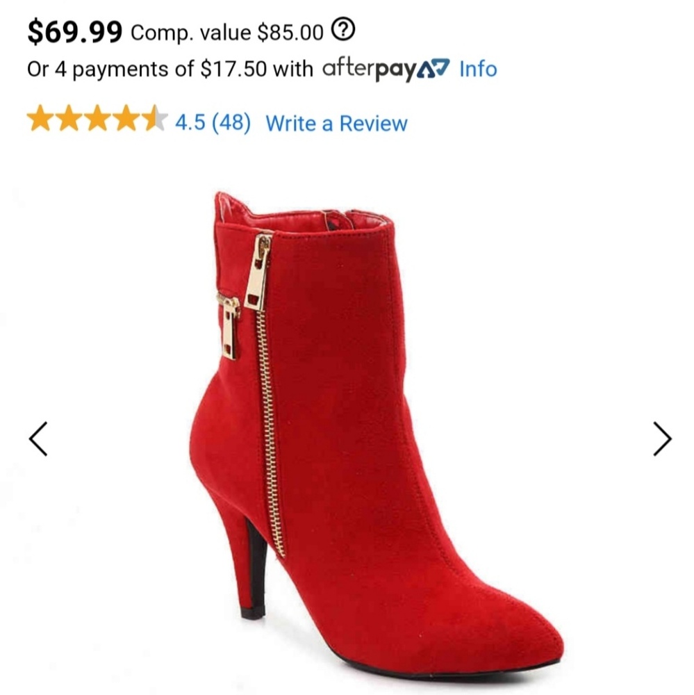 New Red Bellini Booties